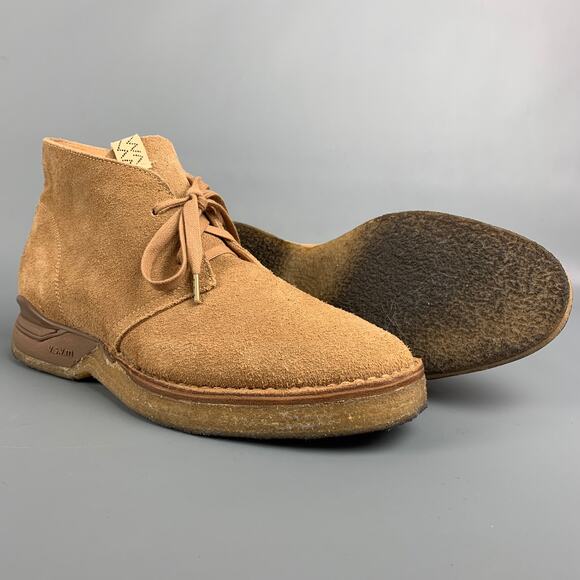 VISVIM Size 9 Sand Textured Leather Lace Up ISDT BOOTS-FOLK main image 4